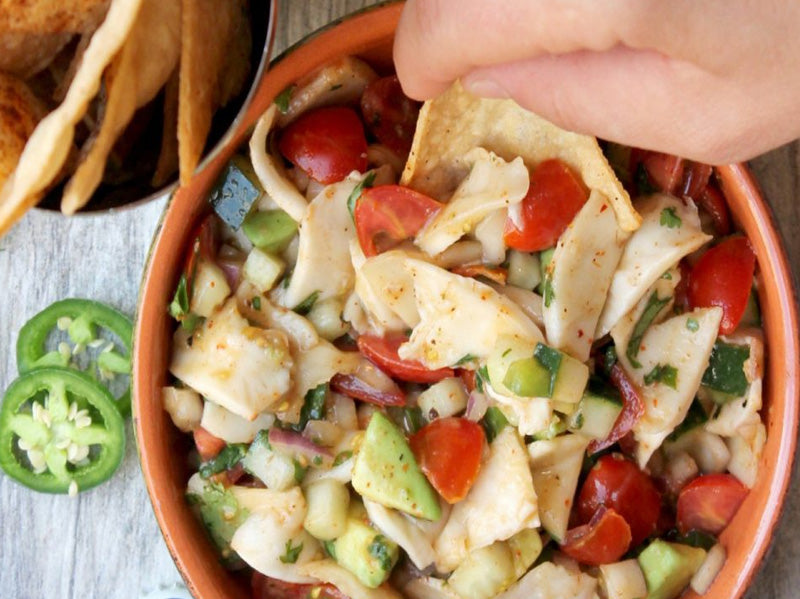 Coconut Ceviche: Refreshing
