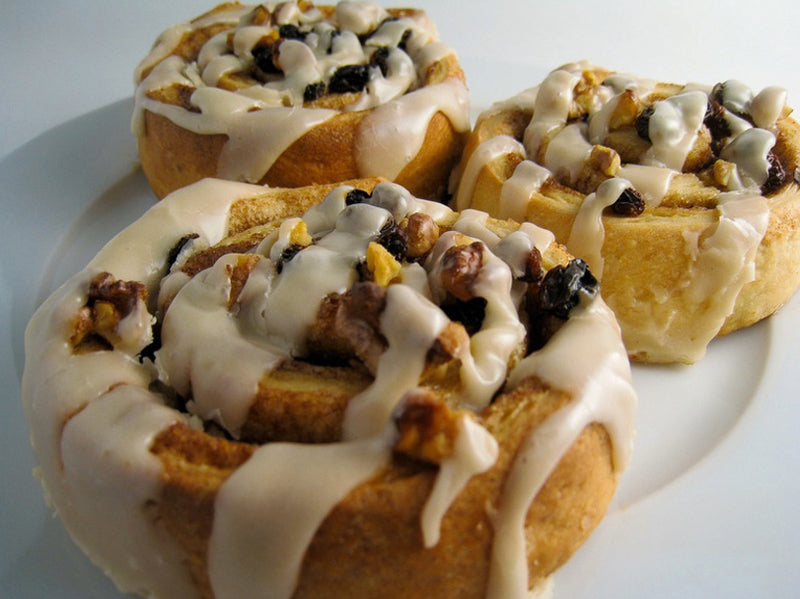 Raw Cinnamon Rolls