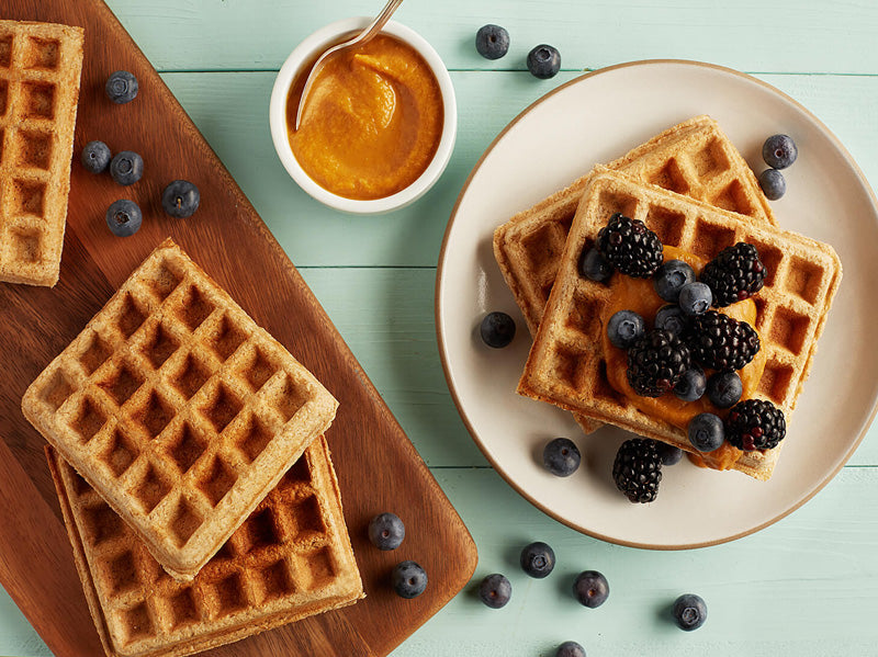 Cinnamon-Oat Waffles