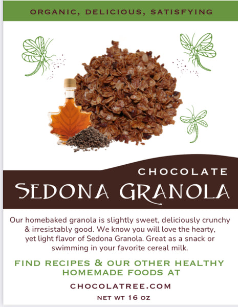 Chocolatree Sedona Granola – ChocolaTree Organic Oasis