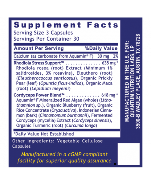 Quantum Stress Support, 90 vcaps