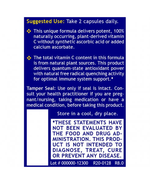 Quantum Nutrition Labs, Vitamin C, 60caps