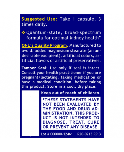 Quantum Kidney Support, 60 vcaps