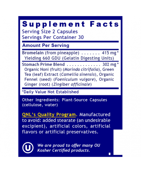 Quantum Stomach Support, 60 vcaps