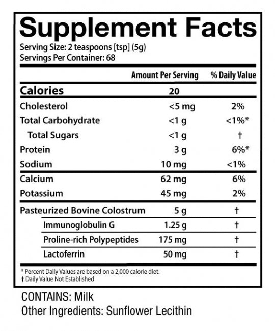 Sovereign Laboratories, Colostrum-LD, Regular 6oz