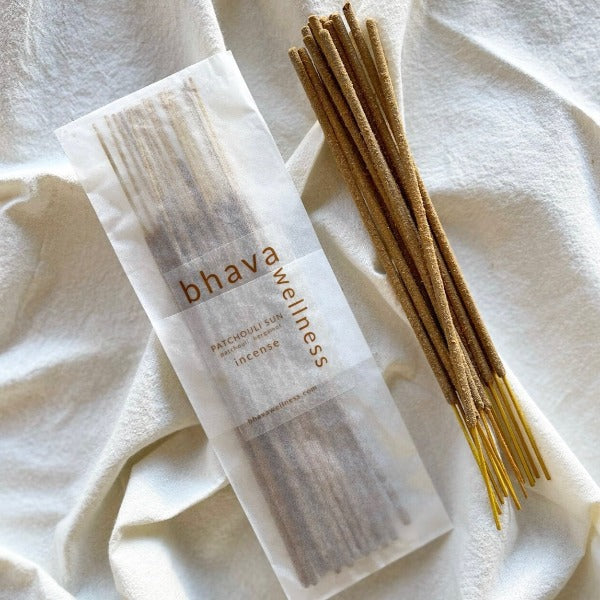 Bhava Wellness, Patchouli Sun Incense, 18 sticks