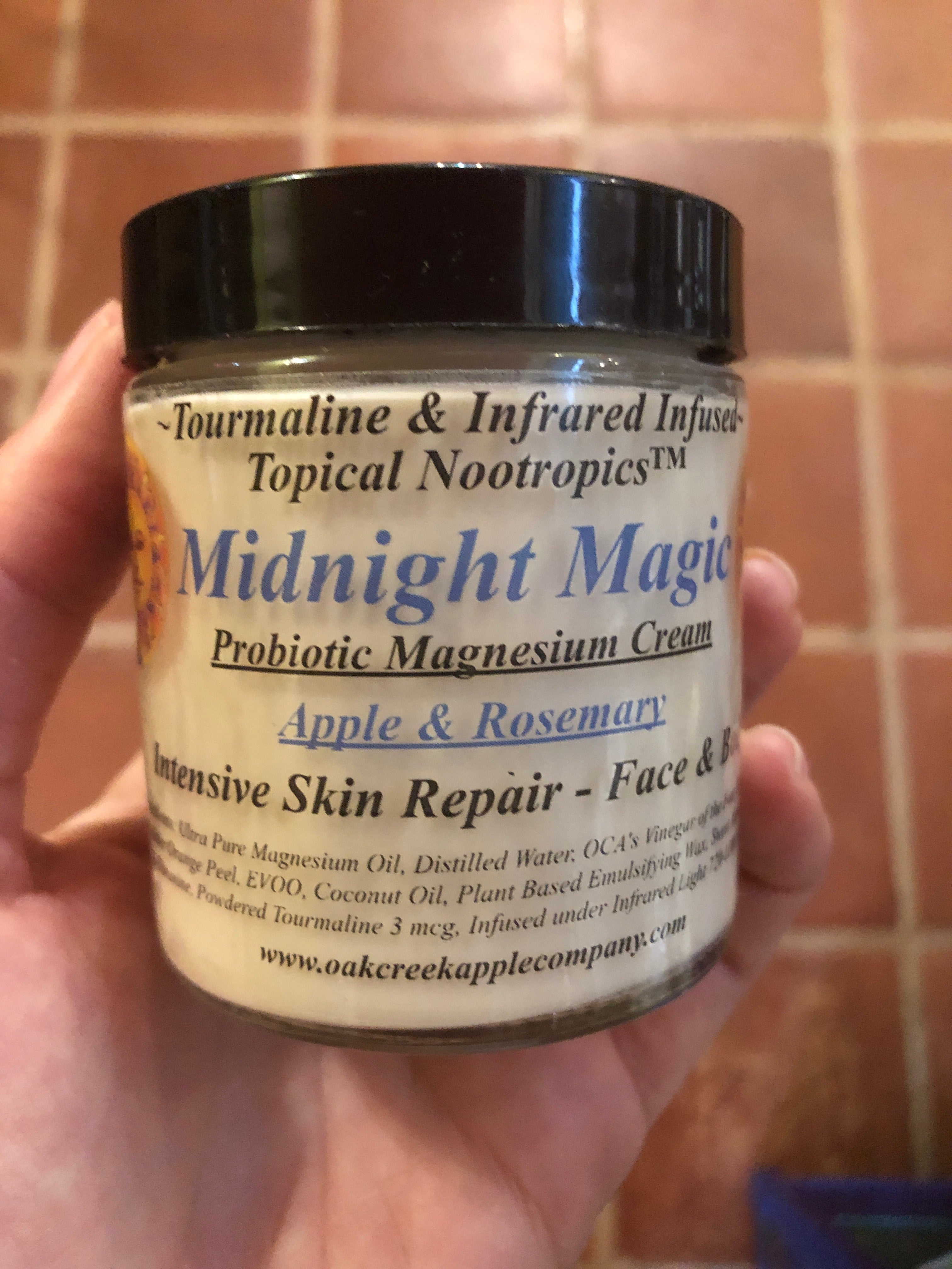 Oak Creek Apple Company Probiotic Magnesium Cream Skin Repair - Midnight Magic