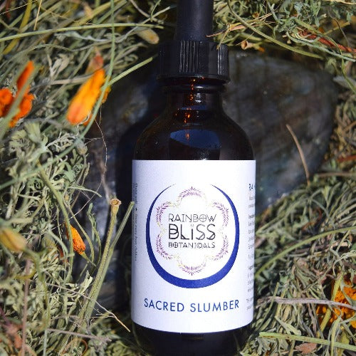 Rainbow Bliss Botanicals, Tincture, Sacred Slumber, 2oz