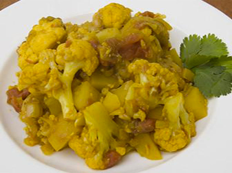 Aloo Gobi (Potato and Cauliflower) from Bharata Surya
