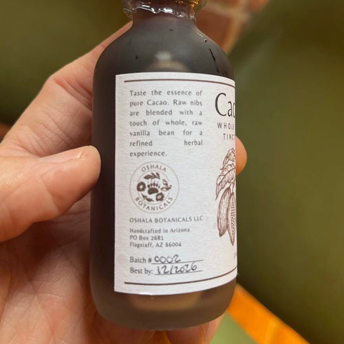 Oshala Botanicals, Cacao Whole Bean Tincture