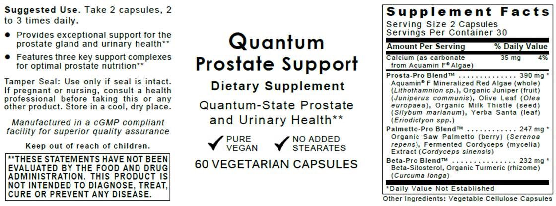 Quantum Prostate Support, 60 vcaps