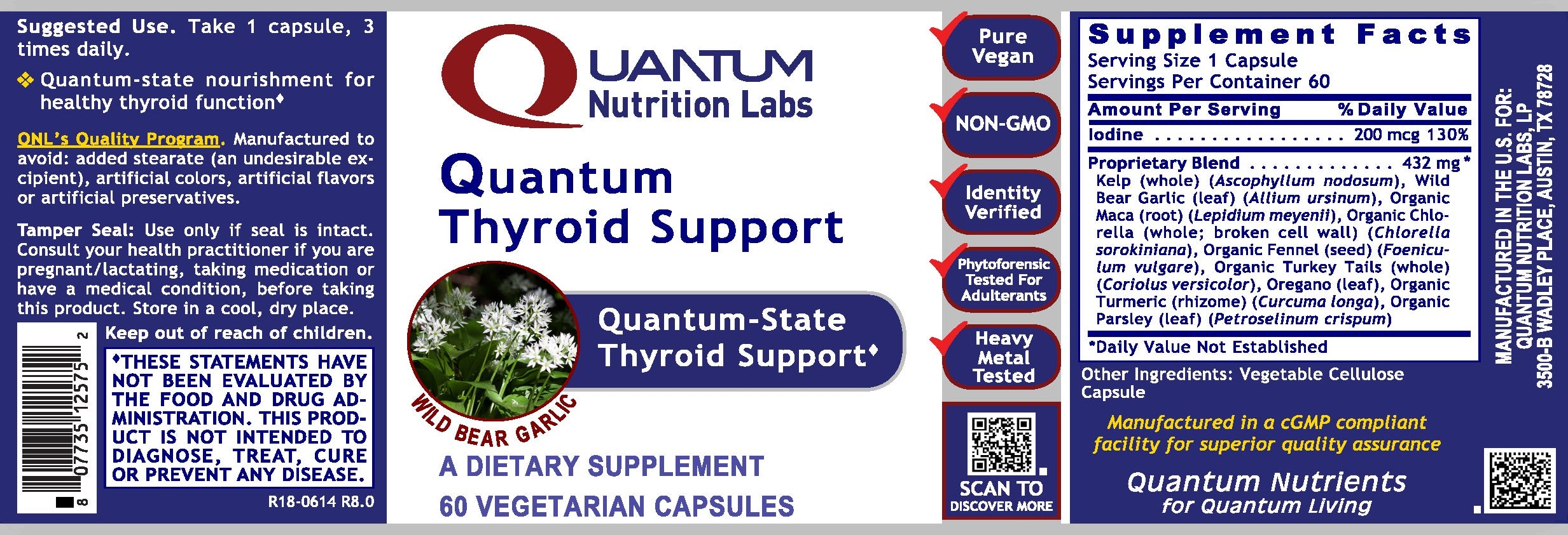 Quantum Thyroid Support, 60 vcaps