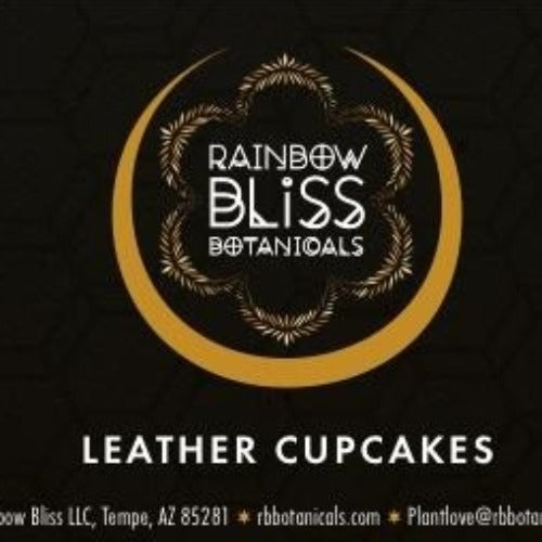 Rainbow Bliss Botanicals, Botanical Perfume, Leather Cupcakes, 10ml