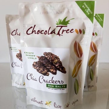Chocolatree Chia Crackers – ChocolaTree Organic Oasis