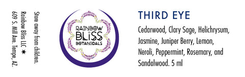 Rainbow Bliss Botanicals, Aromatherapy, Throat Chakra, 5ml